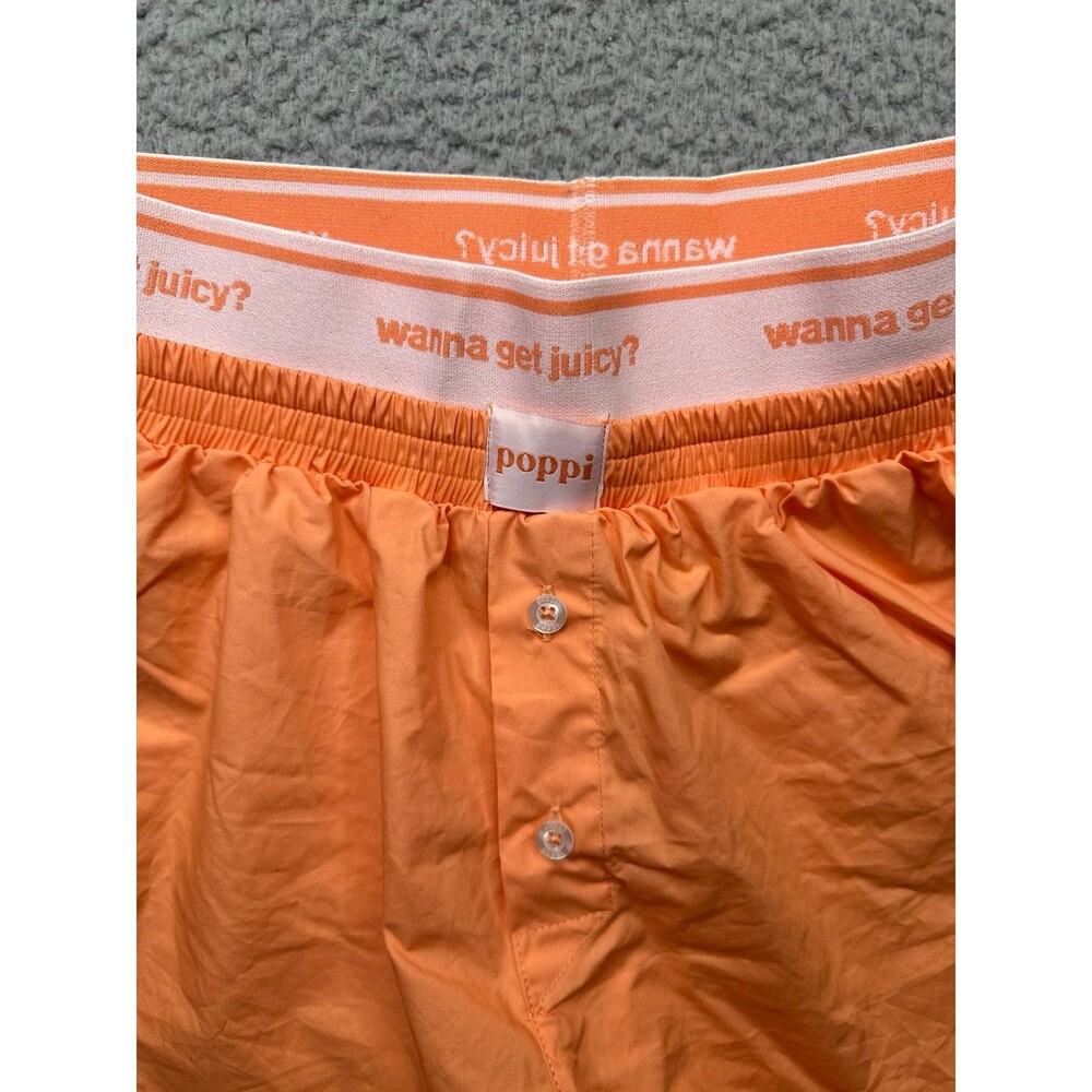 Poppi merch wanna get juicy boxer Shorts small orange - Picture 2 of 8